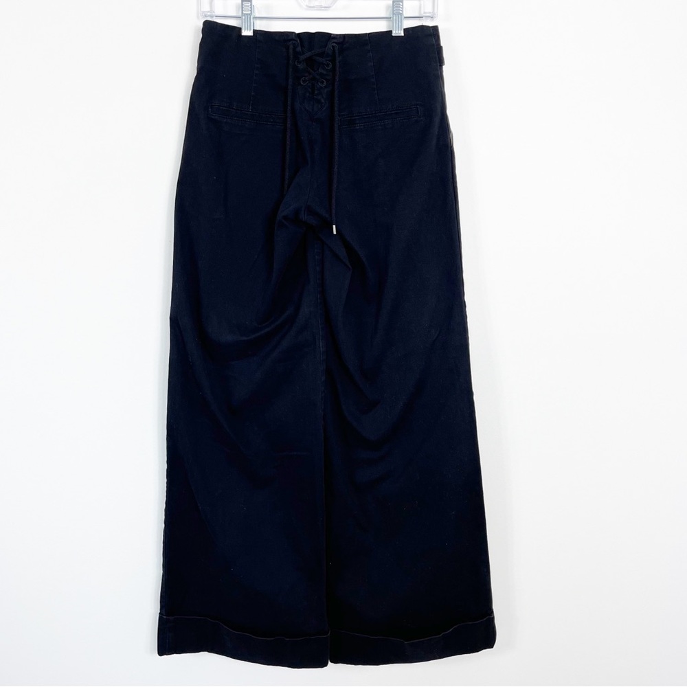 Anthropologie Cartonnier Wide Leg Pants Size 0 Black - Picture 7 of 9